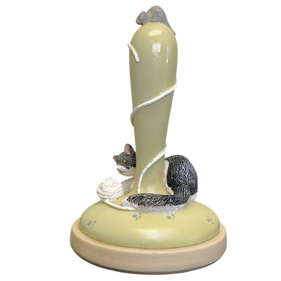 Vintage 1995 Brown Bag Cookie Art Cookie Stamp Contented Cat Kitty #9 Retired - Picture 2 of 6